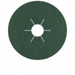 Karbosan 4" x 36G Green Zirc Top Sized Fibre Discs