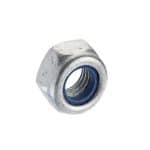 M8 Nylon Insert Nut Galvanised
