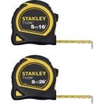 Stanley Tylon Tape Measure Twin Pack 5mtr + 8mtr