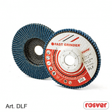 Rosver Fast Grind DLF 115mm (4 1/2") 40 Grit Zirc Flap Disc